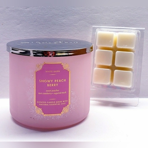 SNOWY PEACH BERRY -Bath & Body Works Candle Wax Melts- $8 per pack - Picture 6 of 9